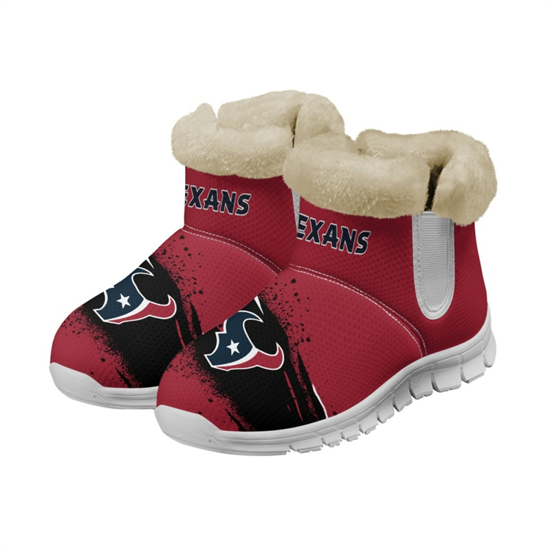 Men's Houston Texans 2024 Snow Boots/Shoes 003(Pls check description for details)